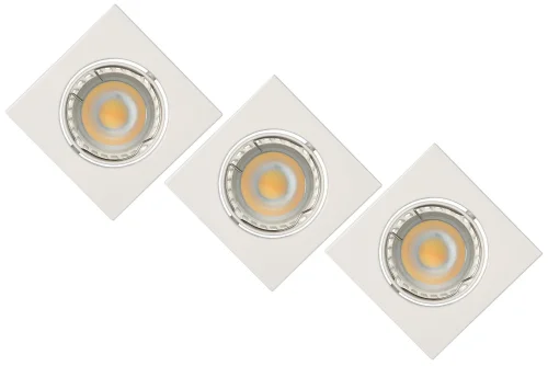 Светильник точечный Focus 11002/15/31 Lucide белый 3 лампы, основание белое в стиле современный  фото 2